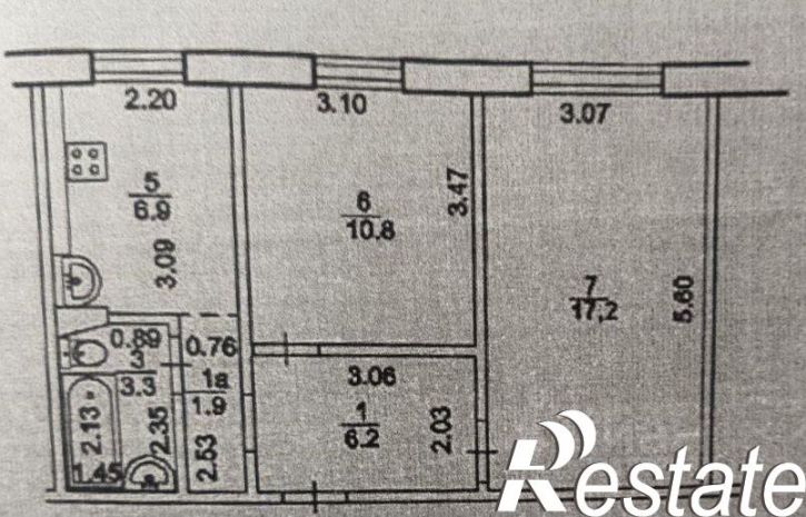2-комн квартира улица Сагита Агиша, 22/1,  д. 22/1
