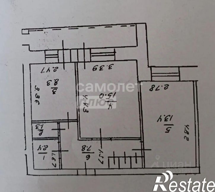 2-комн квартира улица Энтузиастов, 6,  д. 6