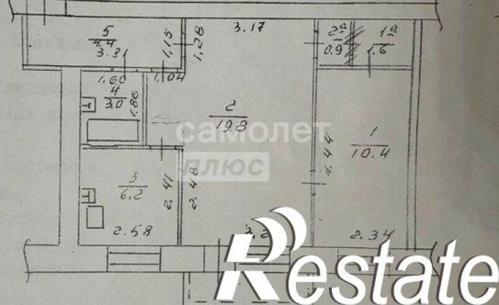 2-комн квартира проспект Октября, 93/4,  д. 93/4