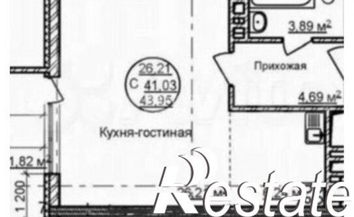 1-комн квартира Софьи Перовской улица, 22,  д. 22
