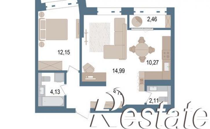 2-комн квартира улица Пархоменко, 156Д,  д. 156Д
