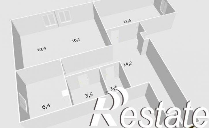 2-комн квартира улица Дмитрия Донского, 89,  д. 89
