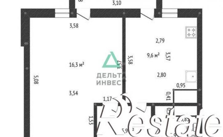 1-комн квартира Бакалинская улица, 19,  д. 19