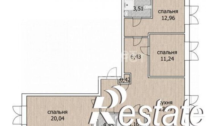 3-комн квартира улица Лётчиков, 2/10,  д. 2/10