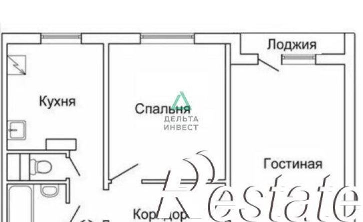 2-комн квартира улица Степана Злобина, 38,  д. 38