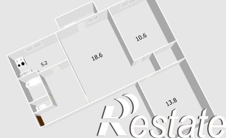 3-комн квартира улица Александра Невского, 3,  д. 3
