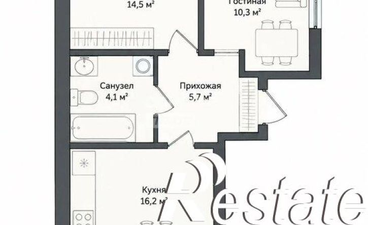 2-комн квартира Бородинская улица, 11,  д. 11